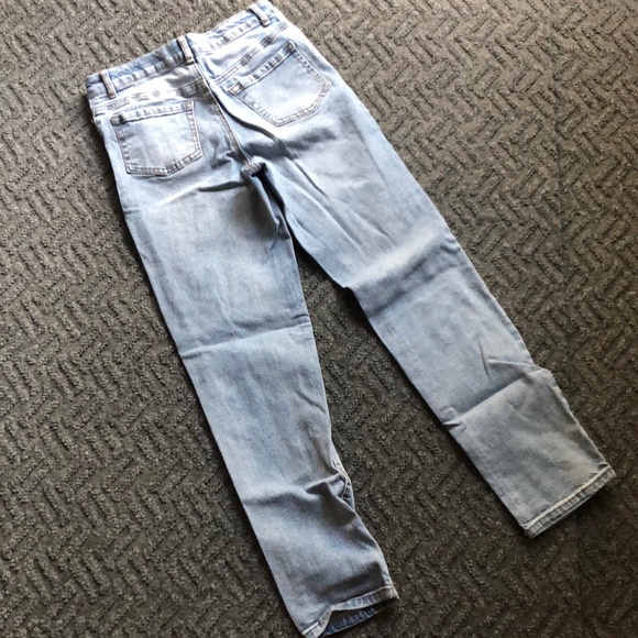 Cat & Jack Light Blue Girls Jeans with Colorful Embroidery - Picture 7 of 8